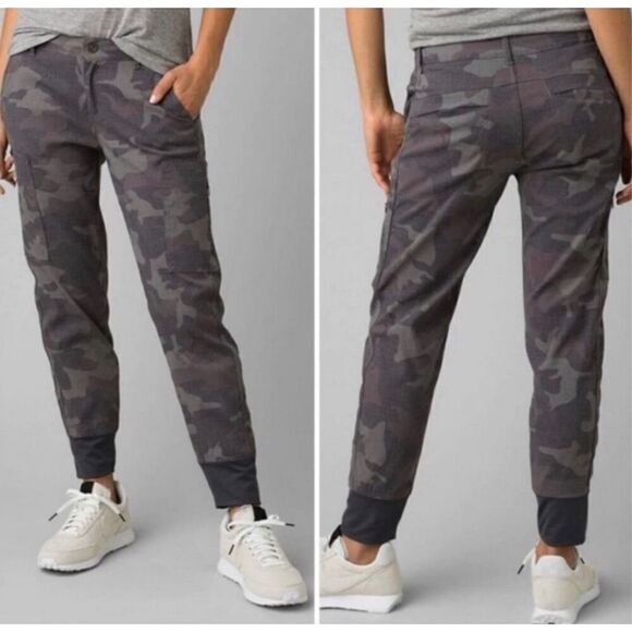 Prana Pants - Prana Sky Canyon Zion Camo Cargo Jogger Stretch Women's Pants Size 8